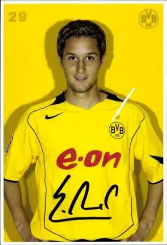 Autogrammkarte Fußballer Sascha Rammel, BVB 09, Borrussia Dortmund, Autogramm