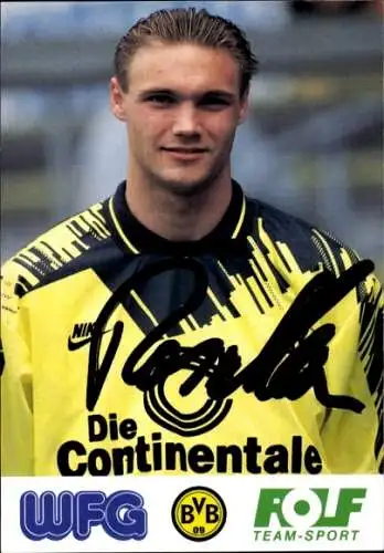 Autogrammkarte Fußballer Ulf Raschke, BVB 09, Borrussia Dortmund, Autogramm