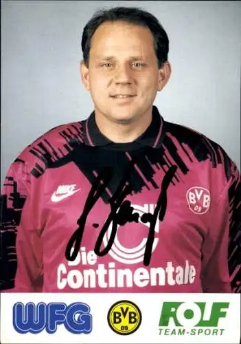 Autogrammkarte Fußballer Günter Jonczyk, BVB 09, Borrussia Dortmund, Autogramm