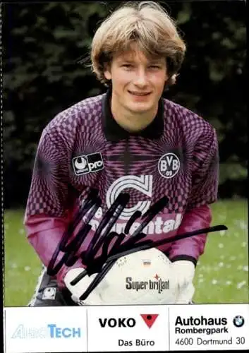 Autogrammkarte Fußballer Christof Osigus, BVB 09, Borrussia Dortmund, Autogramm