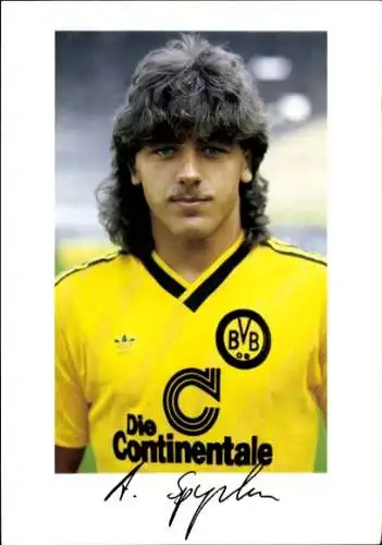 Autogrammkarte Fußballer Adrian Spyrha, BVB 09, Borrussia Dortmund, Autogramm