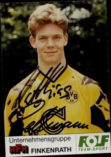 Autogrammkarte Fußballer Matthias Sellmann, BVB 09, Borrussia Dortmund, Autogramm