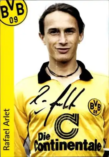 Autogrammkarte Fußballer Rafael Arlet, BVB 09, Borrussia Dortmund, Autogramm