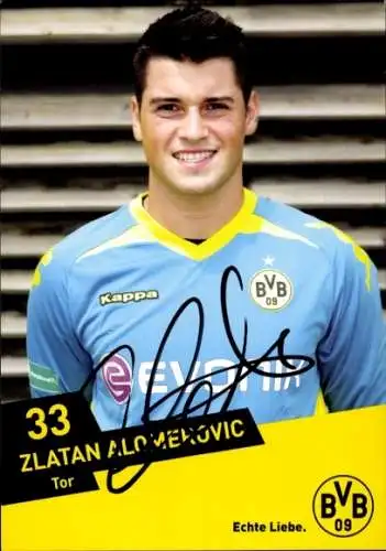 Autogrammkarte Fußballer Zlatan Alomerovic, BVB 09, Borrussia Dortmund, Autogramm