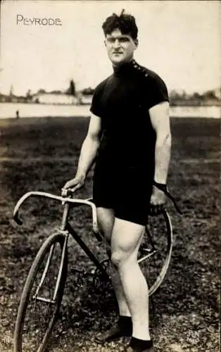 CPA Joseph Peyrode, cycliste français, Portrait