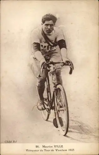 CPA Cycliste Maurice Ville, Vainqueur du Tour de Vaucluse 1923