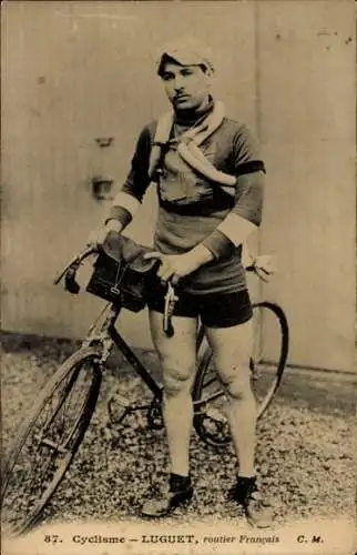 CPA Cycliste Louis Luguet, routier Français, reed de Tour de France 1914
