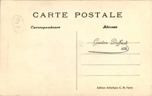 CPA Cycliste Albert Dupont, routier Belge