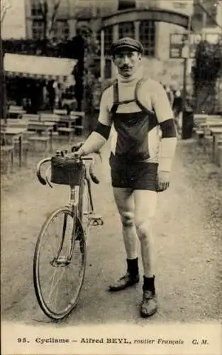 CPA Cycliste Alfred Beyl, routier Français