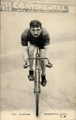 CPA Cycliste Moretti, sprinter