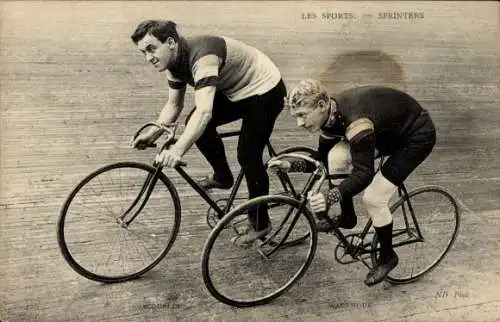Ak Bahnradfahrer, Sprinter Jacquelin, Walthour