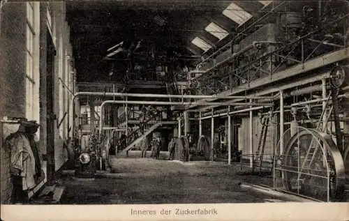Ak Zuckerfabrik, Innenansicht
