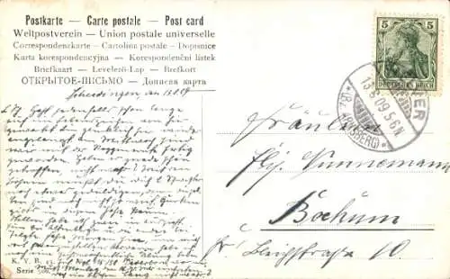 Künstler Ak Schiffe in See