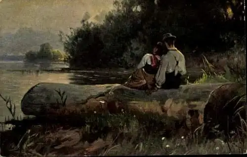 Künstler Ak Raupp, Karl, stilles Plätzchen