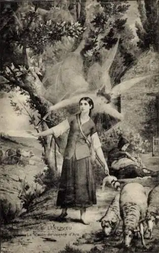 Künstler CPA Lenepveu, J. E., Vision de Jeanne d'Arc