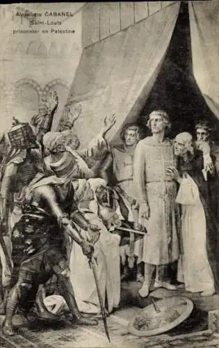 Künstler CPA Cabanel, A., Saint Louis, Prisonnier en Palestine