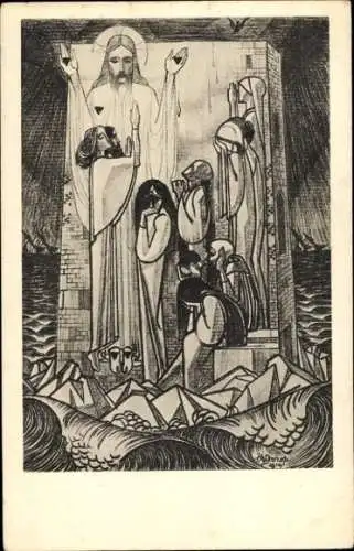 Künstler Ak Toorp, J. T., Toren der Zuchten