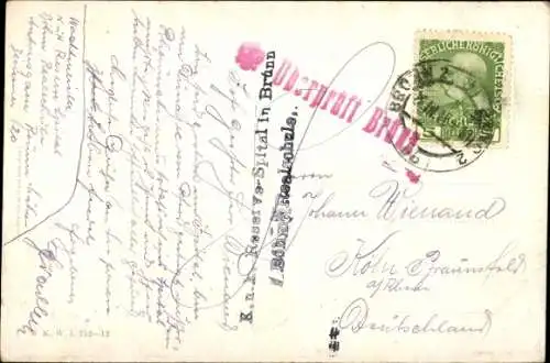 Ak Wien 1 Innere Stadt, Porträt von Kaiser Franz Joseph I. in Uniform mit Unterschrift.