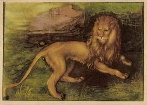 Künstler Ak Dürer, A., Löwe