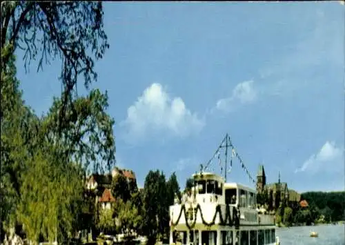 Ak Ratzeburg im Herzogtum Lauenburg, MS Heinrich der Löwe auf dem Ratzeburger See