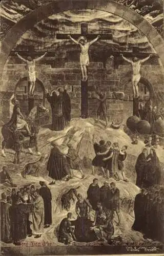 Ak Dänemark, Gemälde in der Domkirche