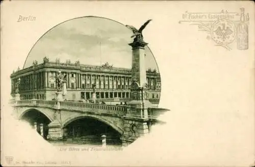 Ak Berlin Mitte, Alexanderplatz, Die Börse, Friedrichsbrücke, Gebäude, Architektur