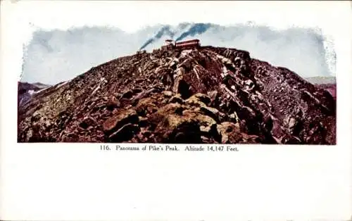 PC Pikes Peak Colorado USA, Panorama