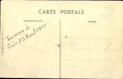 CPA Monoplan Tellier, piloté par Dubonnet