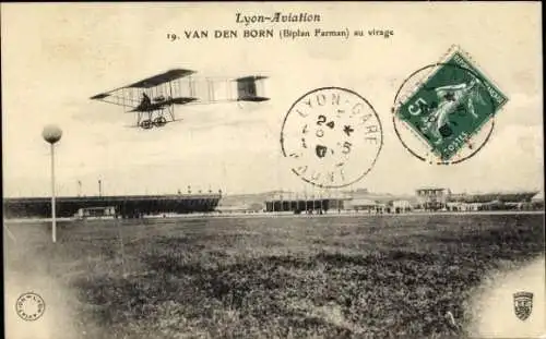 CPA Lyon-Aviation, Van den Born, Biplan Farman