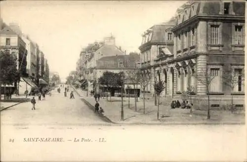 CPA Saint-Nazaire Loire Atlantique, La Poste