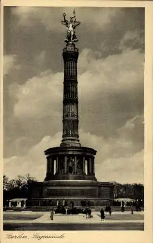 Ak Berlin Tiergarten,  Siegessäule