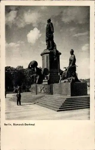 Ak Berlin Tiergarten, Bismarck-Denkmal