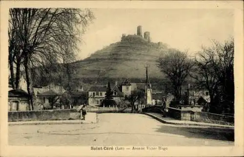 CPA Saint Céré Lot, Avenue Victor Hugo