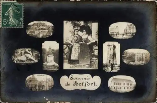 Ak Belfort Beffert Beffort Territoire de Belfort, Historische Szenen, zwei Frauen in Tracht, Sehe