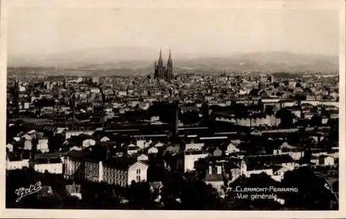 CPA Clermont Ferrand Puy de Dôme, vue générale