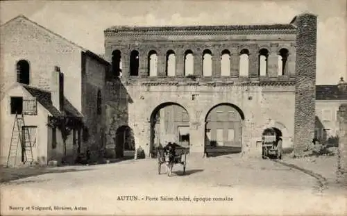 Ak Autun Saône et Loire, Porte Saint-André
