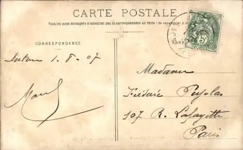 Ak Autun Saône et Loire, Porte Saint-André