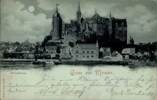 Ak Meißen an der Elbe, Albrechtsburg