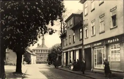 Ak Ohrdruf im Thüringischen Kreis Gotha, Blick zum Rathaus, Optik