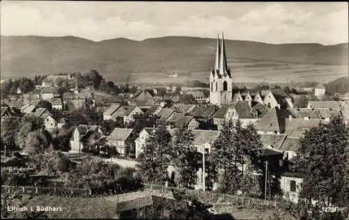 Ak Ellrich Harz Thüringen, Gesamtansicht, Kirche