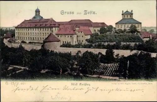 Ak Zeitz im Burgenlandkreis, Schloss Moritzburg