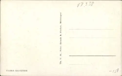 Ak Leutenberg in Thüringen, Partie am Markt, Kirche, Rathaus