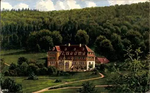 Ak Traifelberg Honau Lichtenstein in Baden Württemberg, Albhotel Traifelberg
