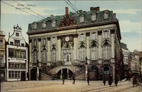 Ak Bonn am Rhein, Rathaus  Hazel de Ville, Em Höttche, s Gebäude