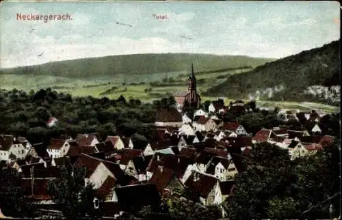 Ak Neckargerach in Baden Württemberg, Gesamtansicht