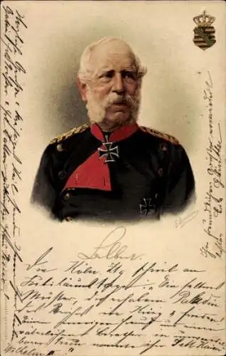 Künstler Litho Donadini, Antonio Ermenegildo, König Albert von Sachsen, Portrait