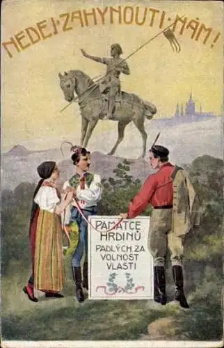 Ak Praha Prag, Nedej Zahynouti Nam, Pamatce Hrdinu Padlych za Volnost Vlasti, Kriegerehrenmal