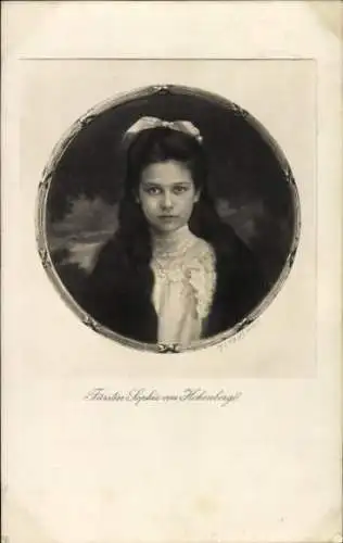 Ak Fürstin Sophie von Hohenberg, Portrait