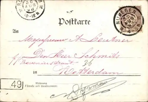 Passepartout Ak Fürst Otto von Bismarck, Tauerkarte, Portrait