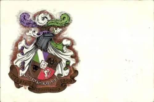 Studentika Ak Coesfeld im Münsterland Westfalen, Abiturientia 1909